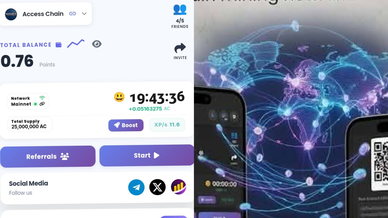 🚀ACCESS CHAIN NETWORK || NO KYC, NO ICO, TOTAL SUPPLY 25M 🚀🚀