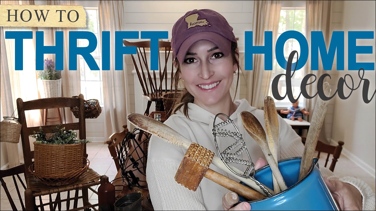 Thrifting Decor for Your Home • HAUL VIDEO • Estate • Garage Sale • Thrift Stores • Design Ideas