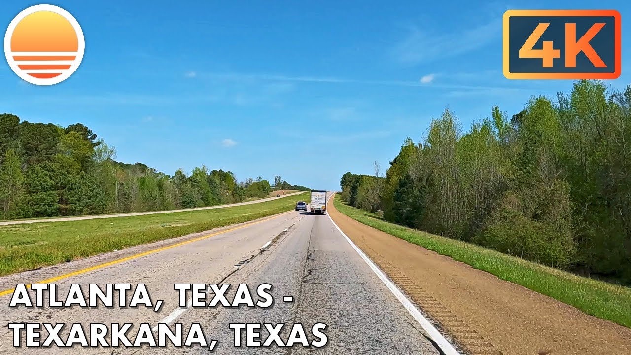 Atlanta, Texas to Texarkana, Texas!  Drive with me!
