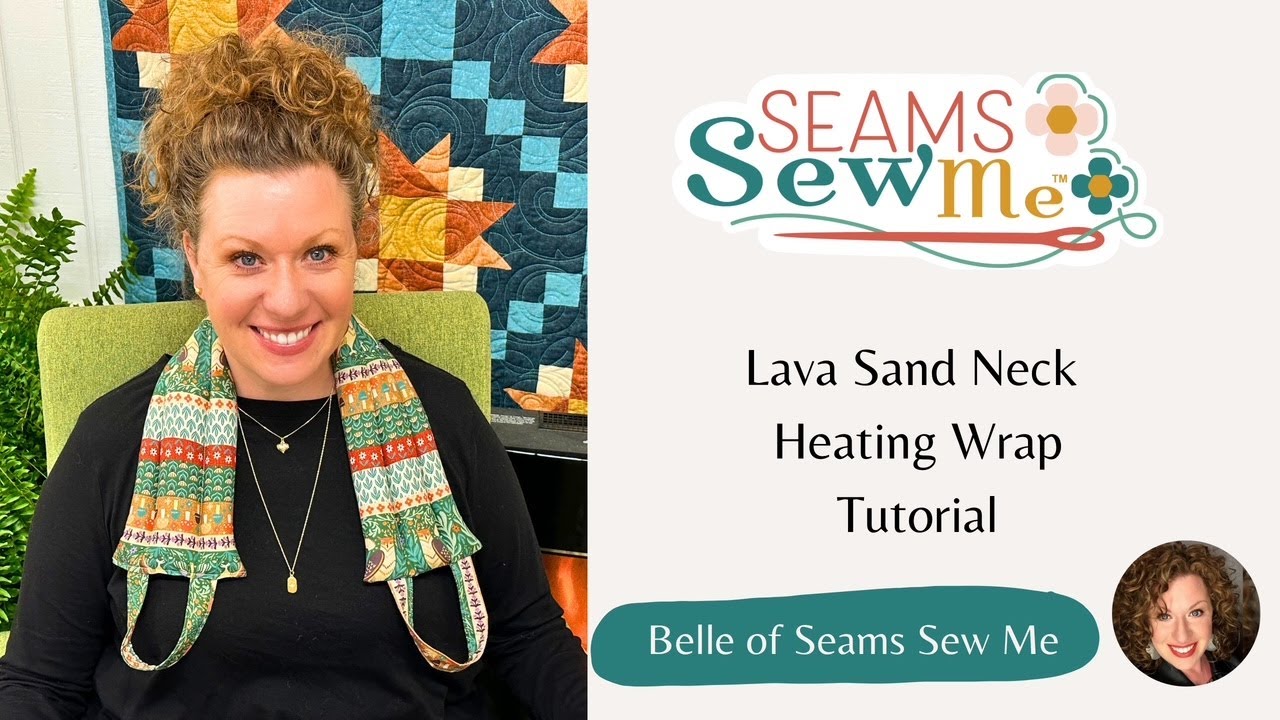 Easy Lava Sand Neck Heating Wrap Pad Tutorial
