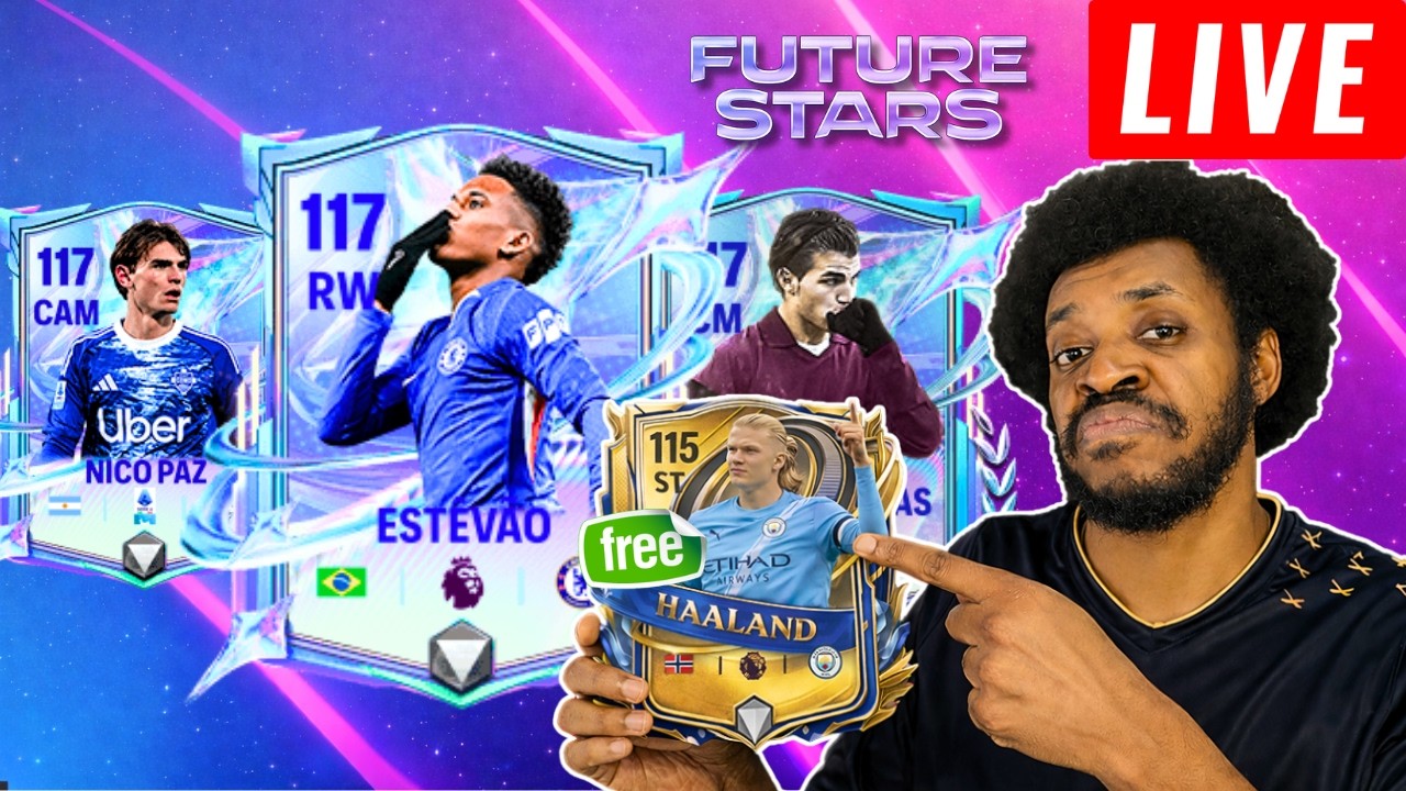 AO VIVO! EM BUSCA DO ESTEVÃO PRIME! UTOTY E MENÇÕES GRÁTIS P/ TODOS HOJE! - FC MOBILE
