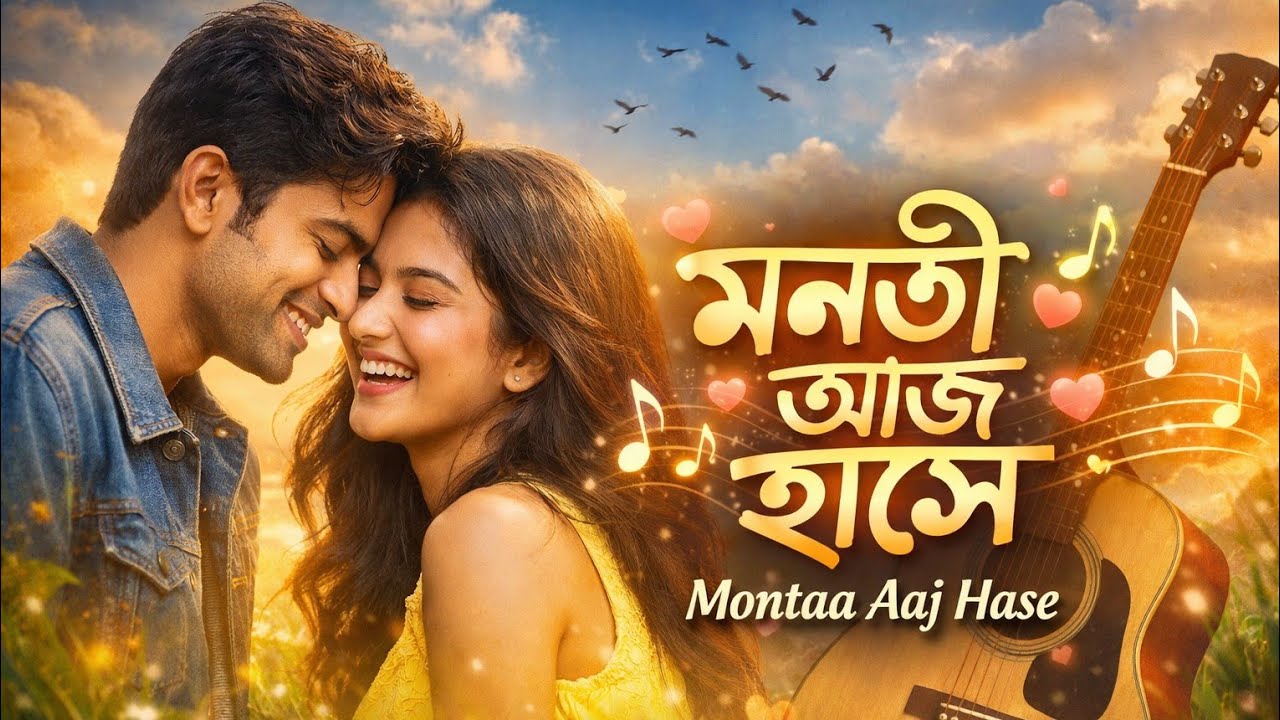 মনতী আজ হাসে 😊 | New Bangla Romantic Song 2026 | Original Bangla Song