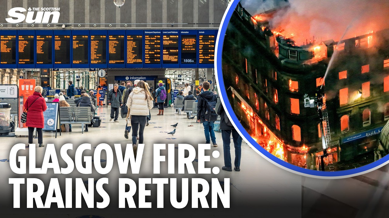 GLASGOW FIRE: Glasgow Central reopening CONFIRMED as major update announced after vape shop blaze