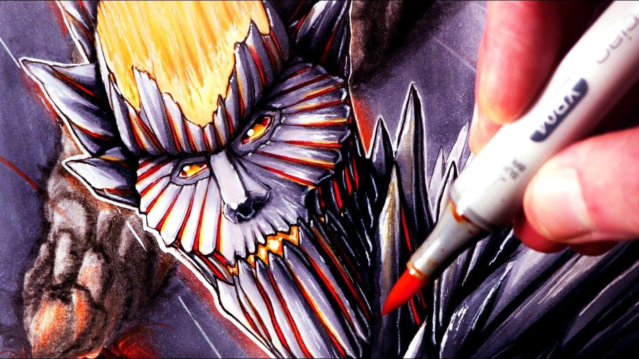 Let's Draw a LAVA GIANT - FANTASY ART FRIDAY