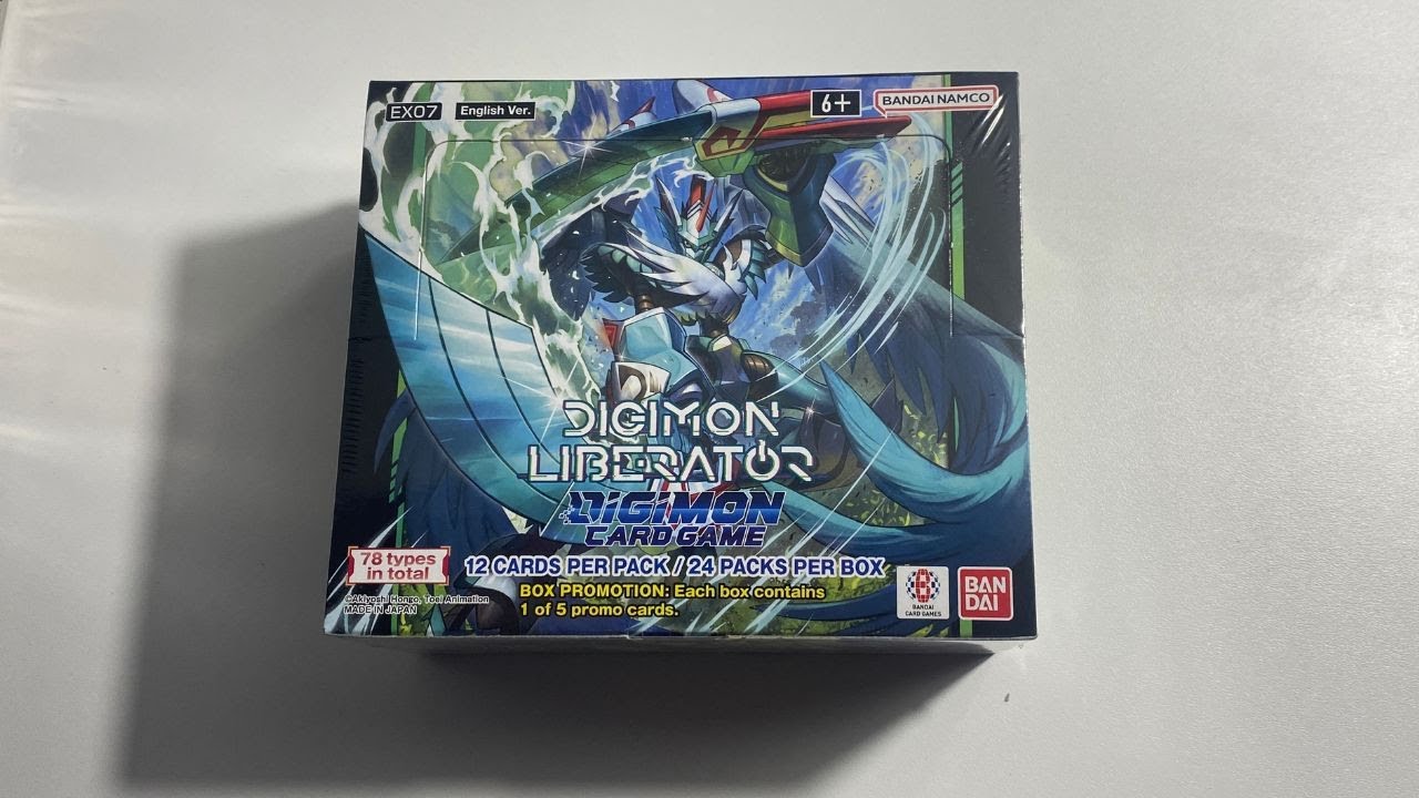 Unboxing Digimon Liberator EX7 Digimon Card Game TCG