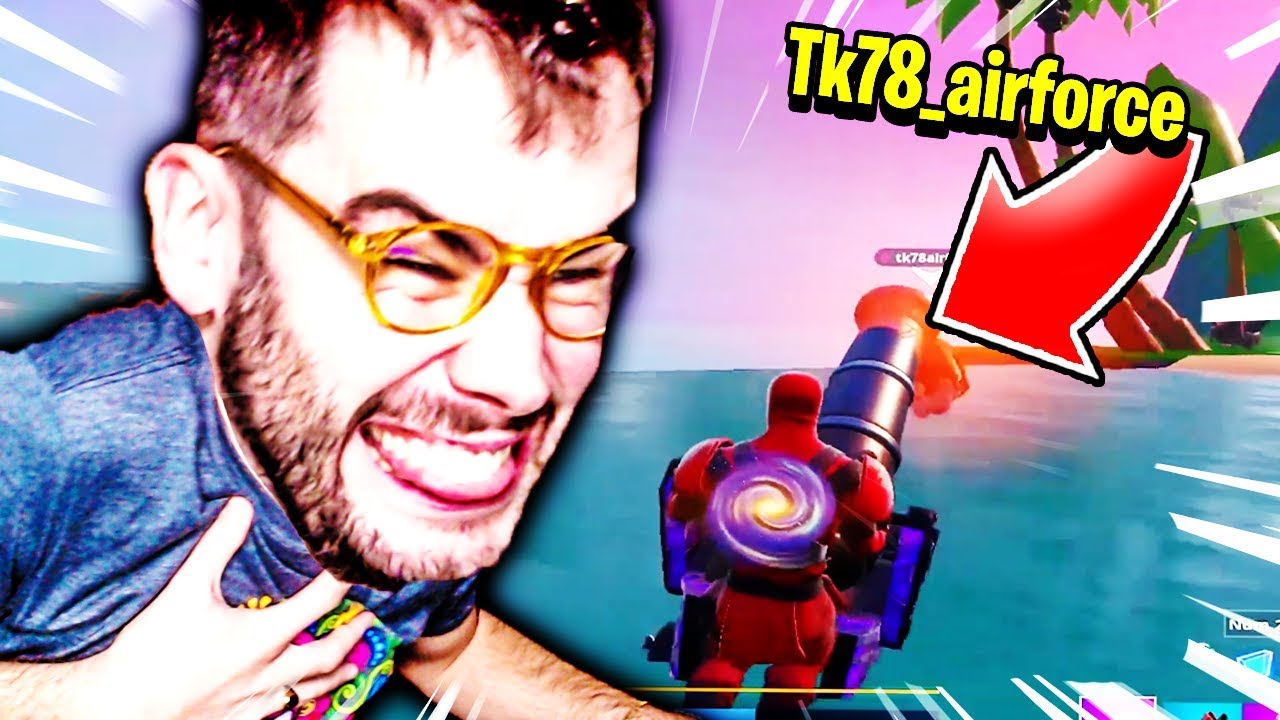 JE PRANK TK AVEC LE NOUVEAU CANON FORTNITE !!