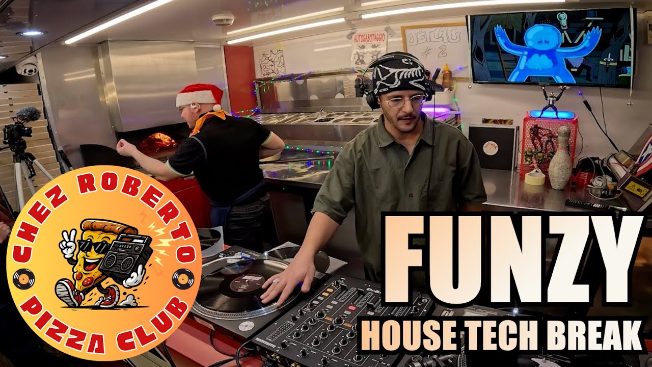 FUNZY @ CHEZ ROBERTO PIZZA CLUB 🍕 | House / Acid / Breaks — Full Vinyl DJ Set