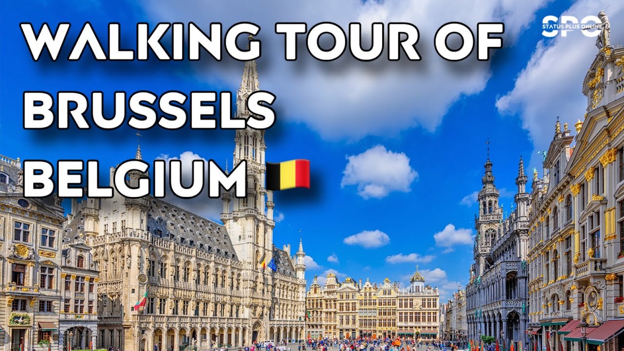 Walking tour of Brussels BELGIUM 🇧🇪 | Balade Autour de Bruxelles - Belgique