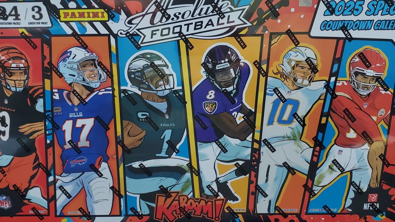 2025 Panini Absolute Kaboom Advent Box. Crazy Auto Pull 