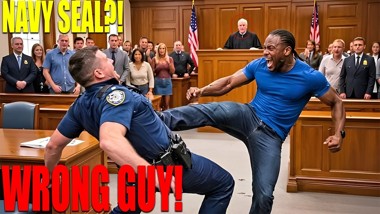 “Cop Kicks Black Navy SEAL in Court — Instantly Regrets It!”