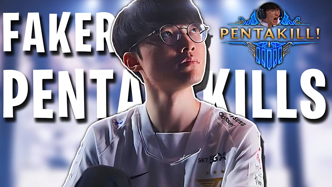 FAKER PENTAKILL MONTAGE - T1 FAKER ALL PENTAKILLS MONTAGE! | Best of Faker Pentakill Montage 2025