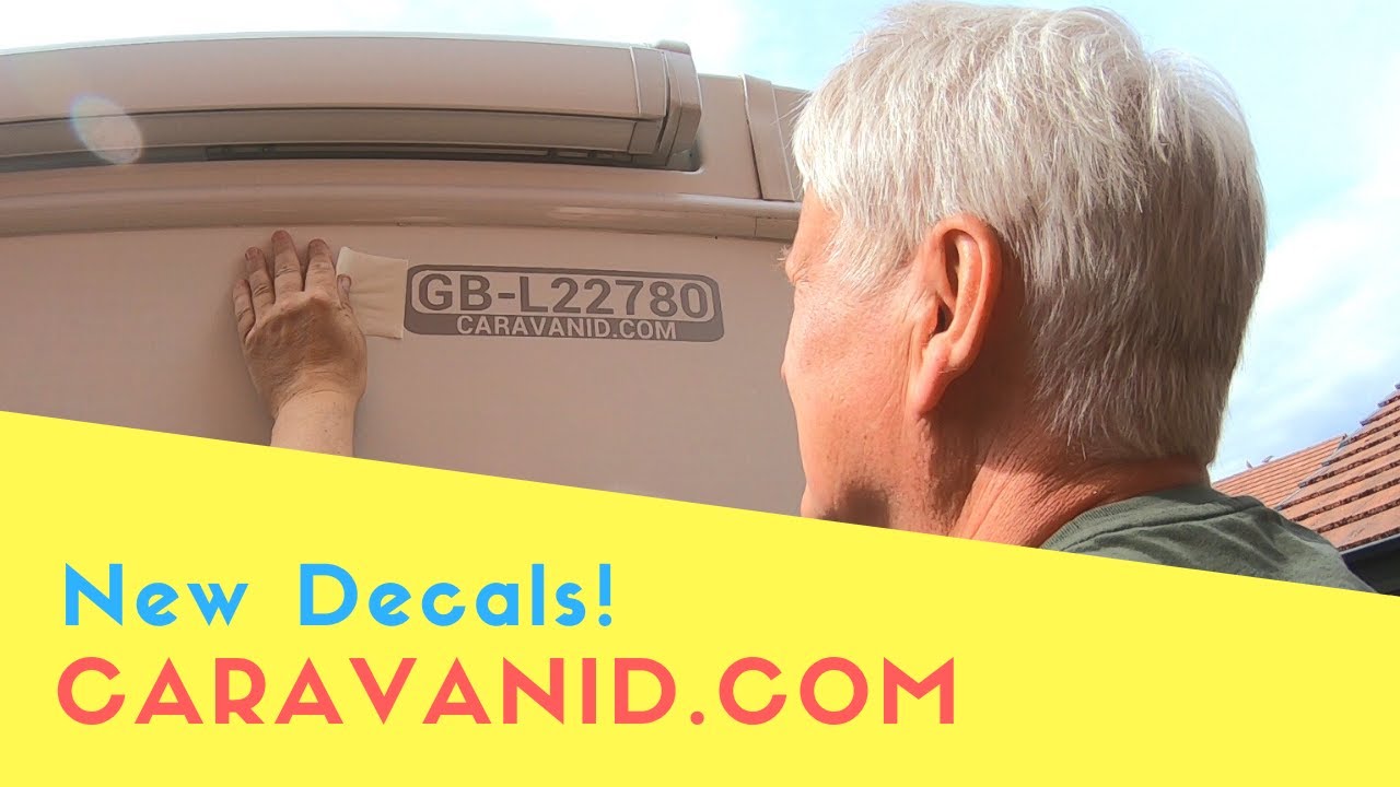 Caravan ID Fitting New Premium Upgrade Decals