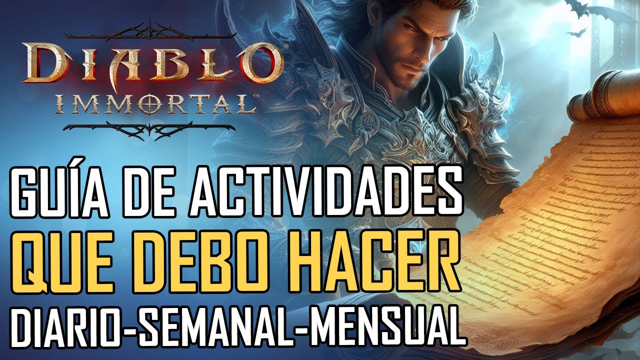 Optimiza tu juego con esta Guía Completa de Actividades en Diablo Immortal.