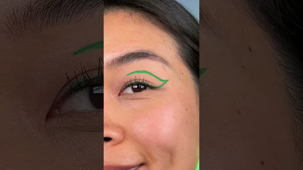 COLOURFUL eyeliner looks - 3 EASY ways! 👌