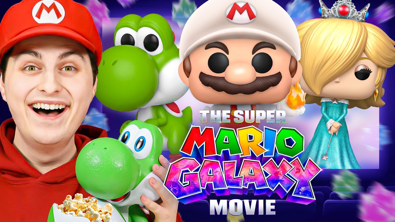 The Super Mario Galaxy Funko Pop Hunt + Movie Review!