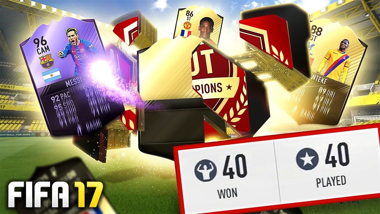 40/40 WALKOUT TOP100 FUT CHAMPS REWARDS!!