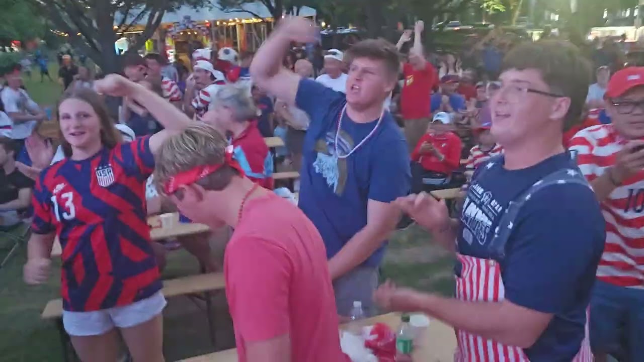 USMNT USA MALIK TILLMAN shorthanded goal World Cup 2026 Bosnia Watch Party Frisco Texas USMNT 