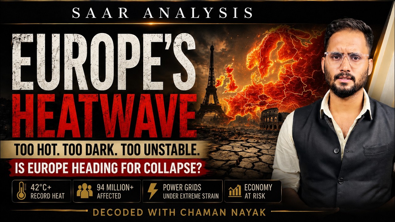 EUROPE IS BURNING: The Heatwave That Could Break Power Grids, Economies. #europeheatwave  | SAAR |