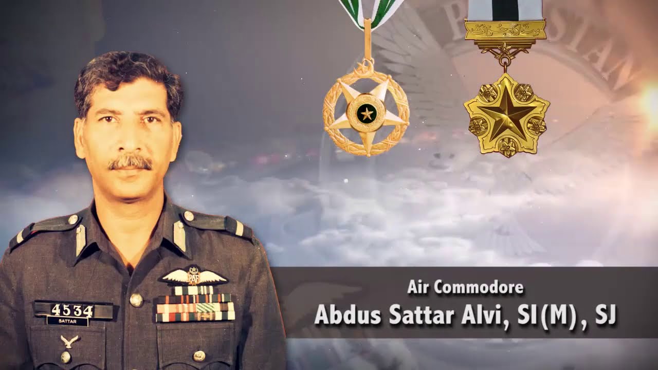 AIR CDRE ABDUS SATTAR ALVI , SI (M) ,SJ | PAF DOCUMENTARY |