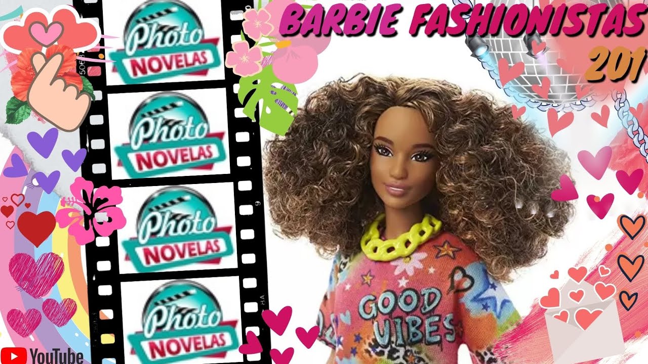 ✌🏽 BARBIE FASHIONISTAS 201, rostinho June com cabelos ondulados, mas não volumosos [Unbox e Review]