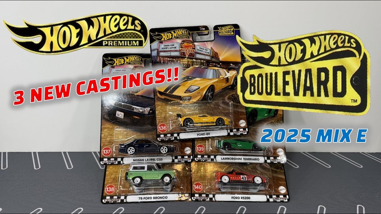 Hot Wheels Unboxing Boulevard 2025 Mix E - 3 New Castings! #fyp #lamborghini #hotwheels #unboxing