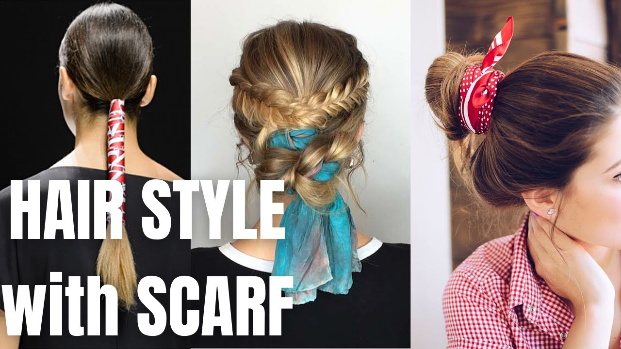Scarf Stylish Hair Accessory Ideas. How to Style Hair with Scarf?