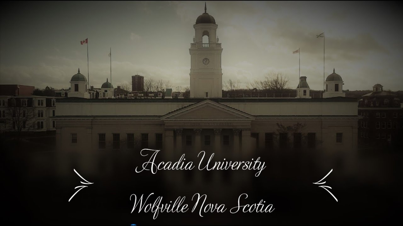 Acadia University, Wolfville Nova Scotia by Drone (2020)