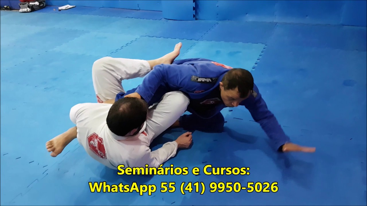 Jiu-Jitsu Marcos Schubert -defesa chave de pe reta- www.schubertshop.com