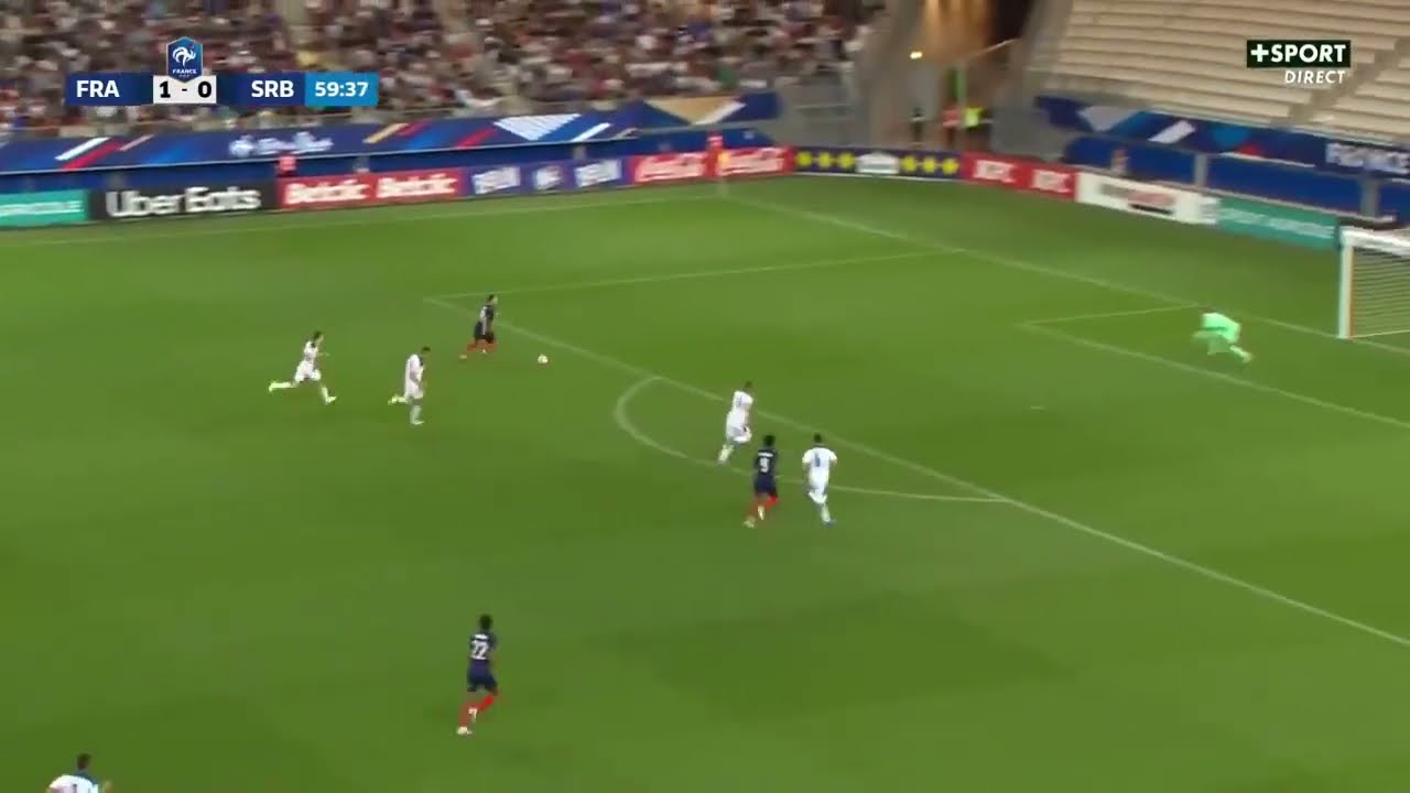 Eduardo Camavinga assist for France u-21