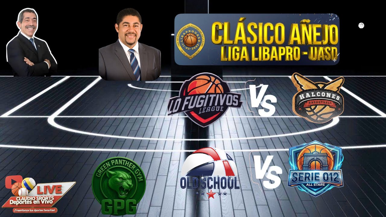 CLÁSICO AÑEJO LIBA PRO UASD TEAM OLD SHOOL VS TEAM pro uasd