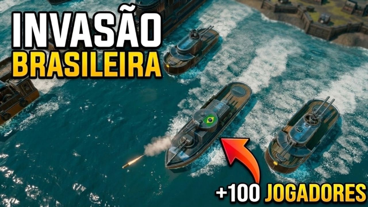 A Maior Invasão Naval Brasileira da História do Foxhole | Desembarque anfíbio em Oarbreaker