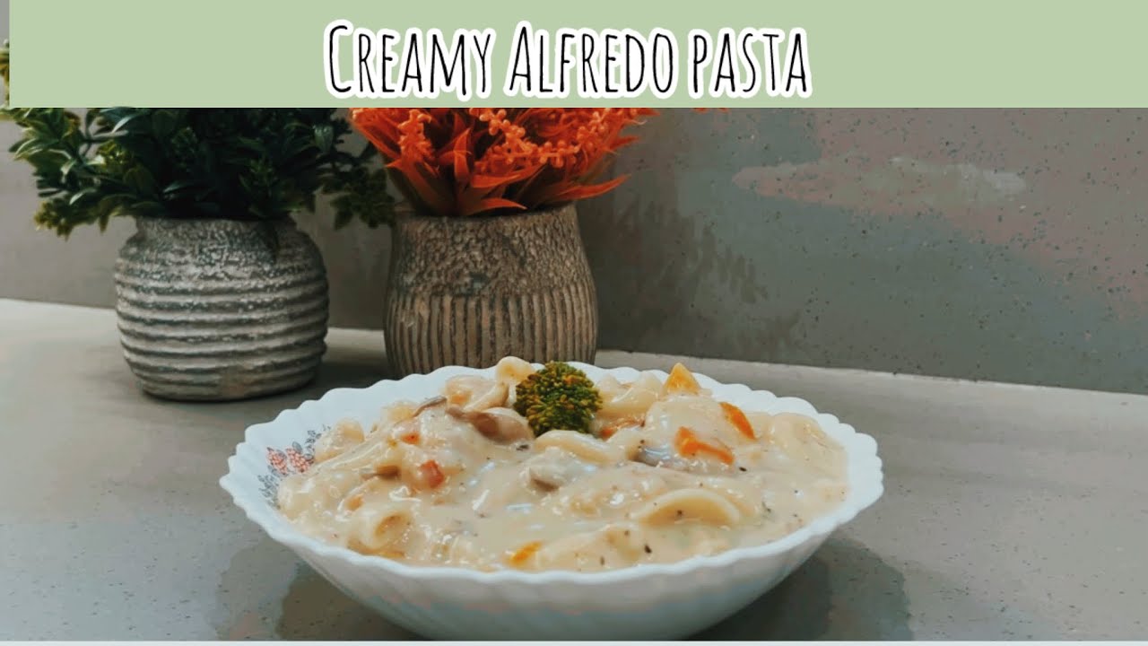 Restaurant style white pasta at home/easy and quick pasta