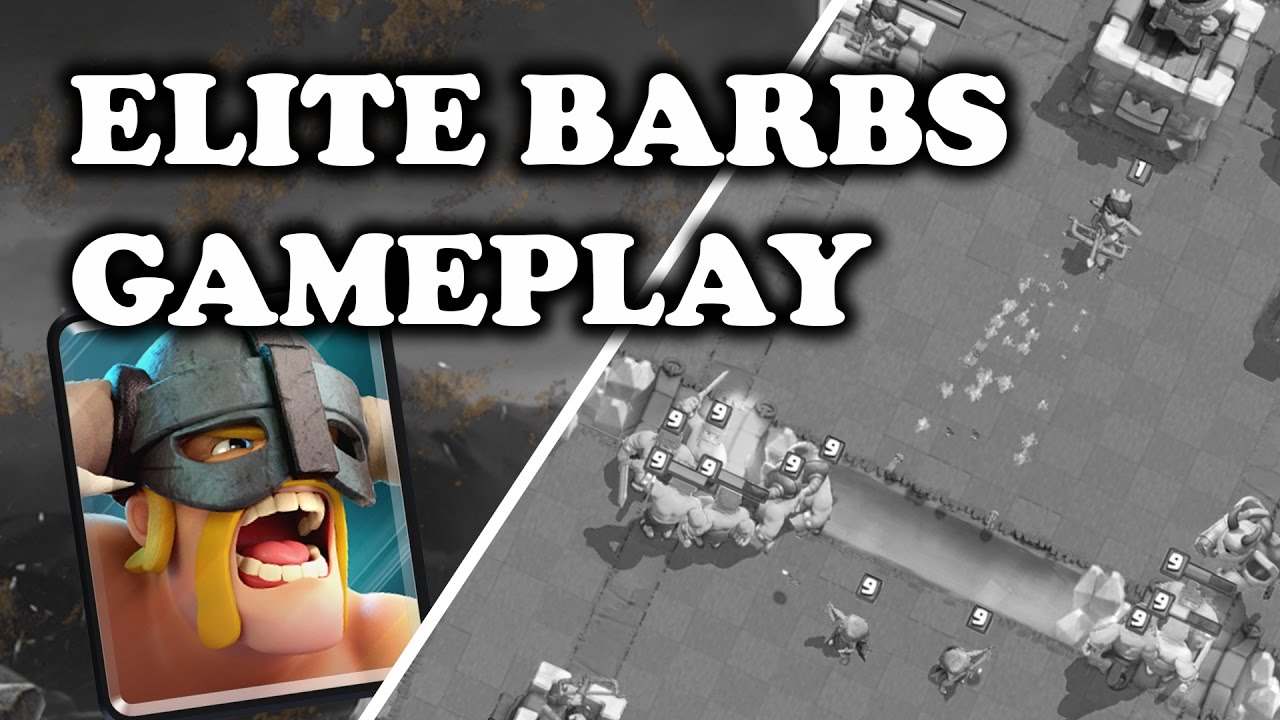 Clash Royale | Elite Barbarians Gameplay | Are Barbarians Better?