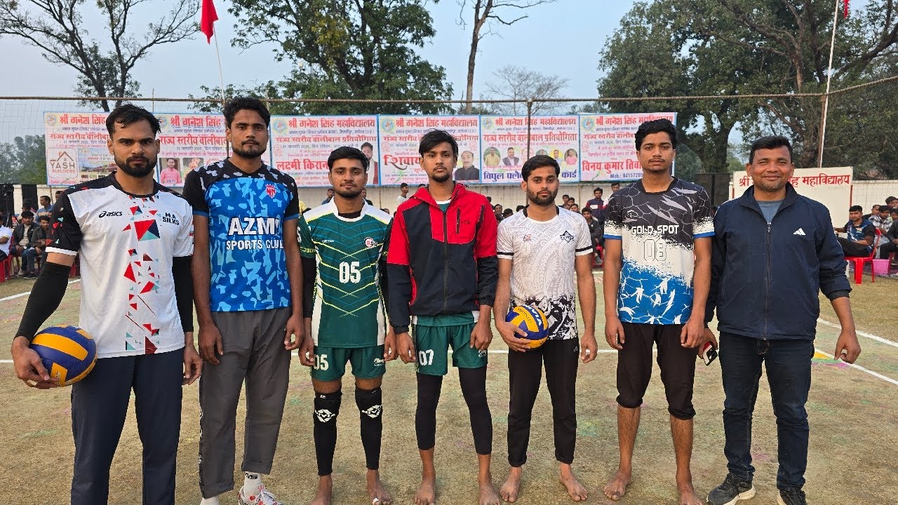 Harish Azamgarh 🆚Dhanbad Railway 🆚 Ahiran Dharamganj Ayodhya volleyball Tournament