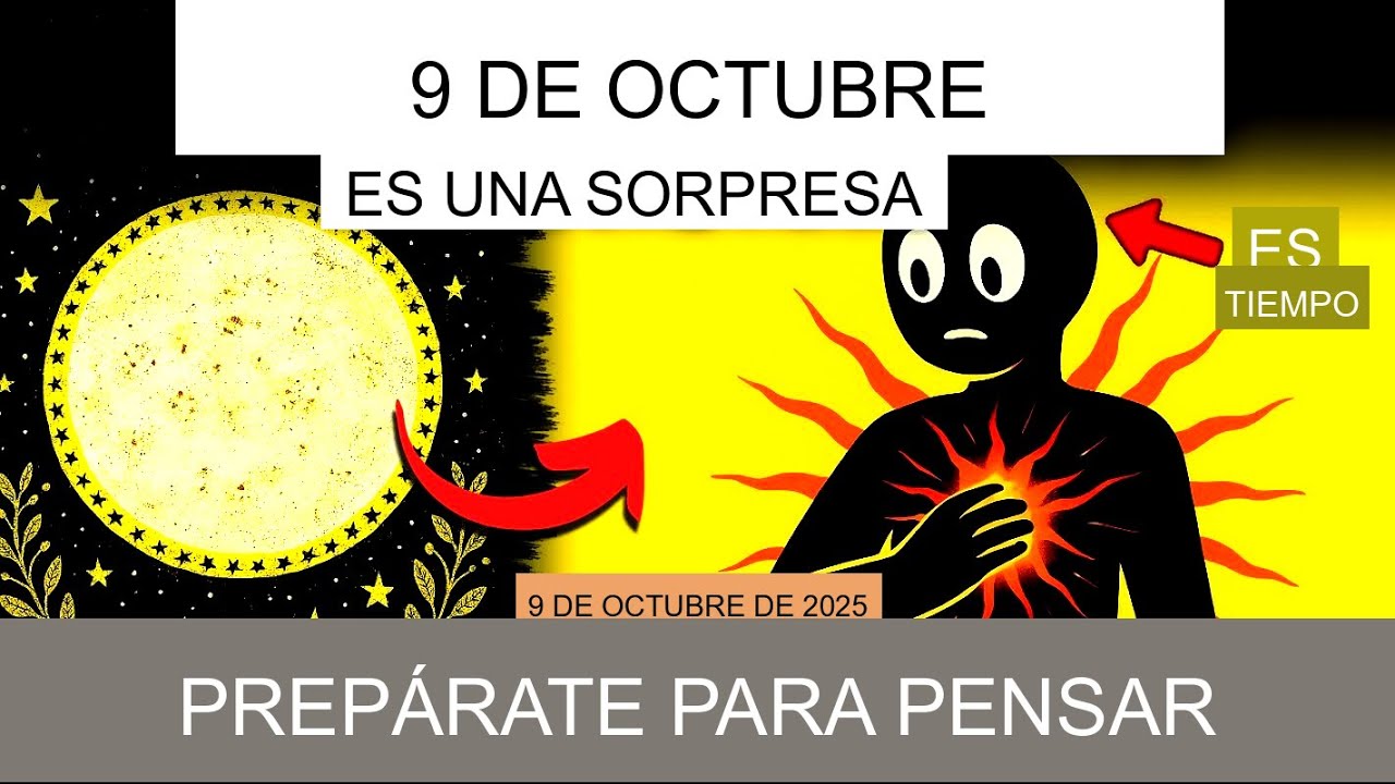 ELEGIDOS SI ESTO LES LLEGA EL 9 DE OCTUBRE, ESTÁN JUSTO A TIEMPO. SILENCIO AHORA