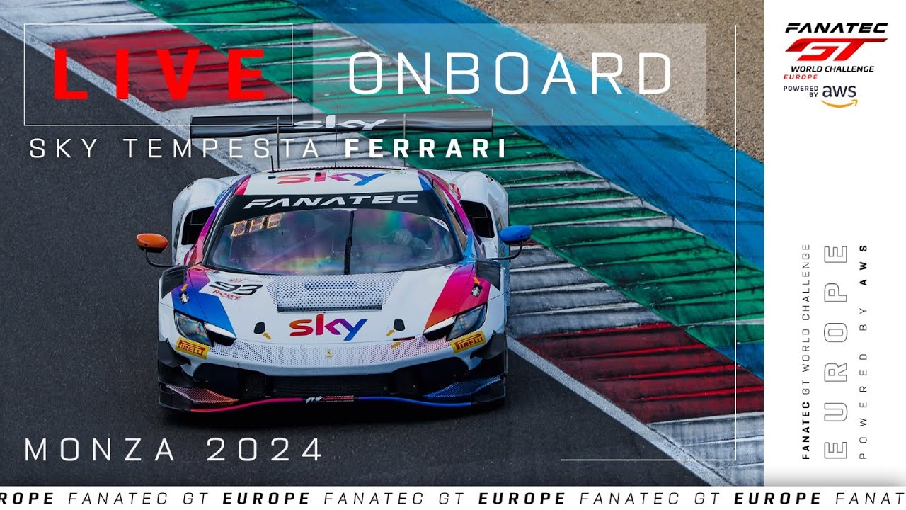 LIVE | Race | Onboard Car #93 | Monza | Sky Tempesta Racing | Fanatec GT Europe 2024
