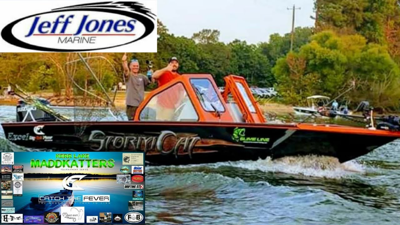 Fishing Kerr Lake Maddkatters with Dale Lowe in his new Excel Storm Cat 230