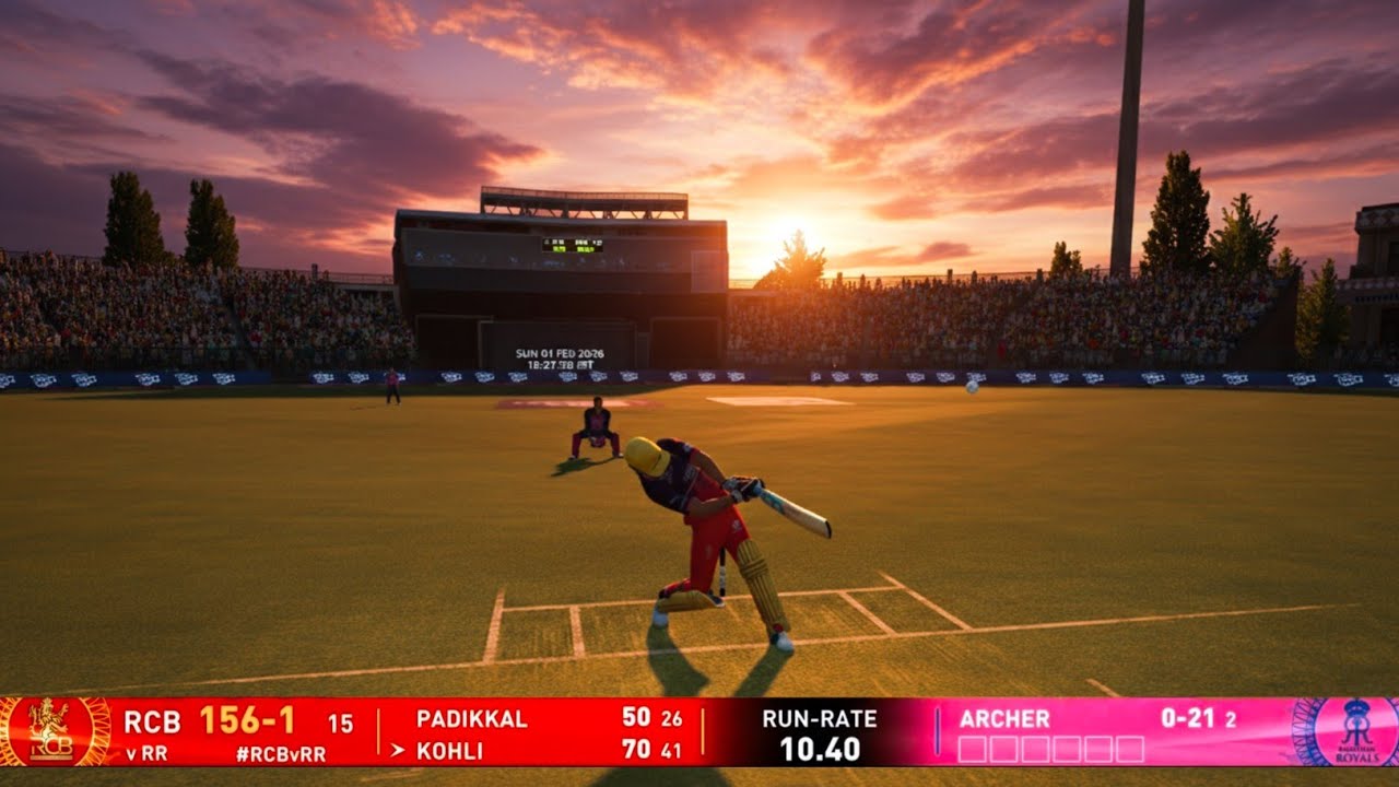Tata IPL 2025 In Real Cricket™ | RCB vs RR | Match 6 | Enhanced Graphics ✨ @RealCricket 