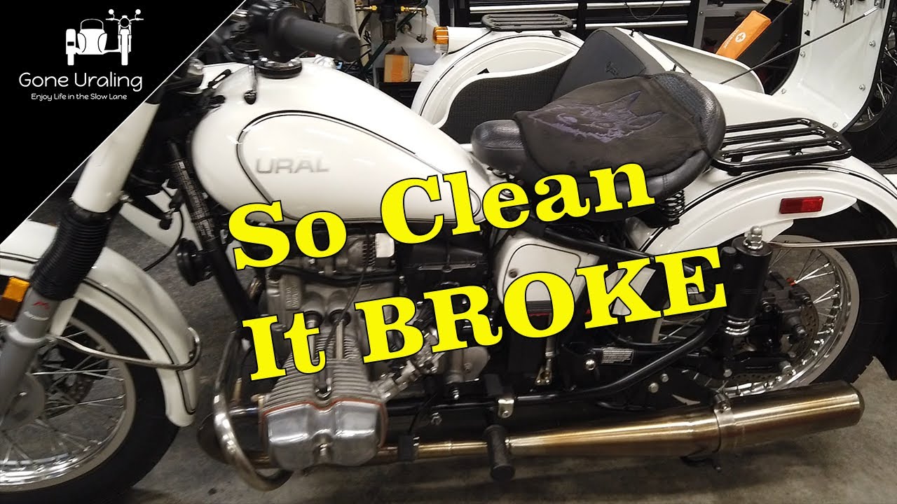 Ural Retro 25,000 mile Major Service, So clean it broke! 22.4