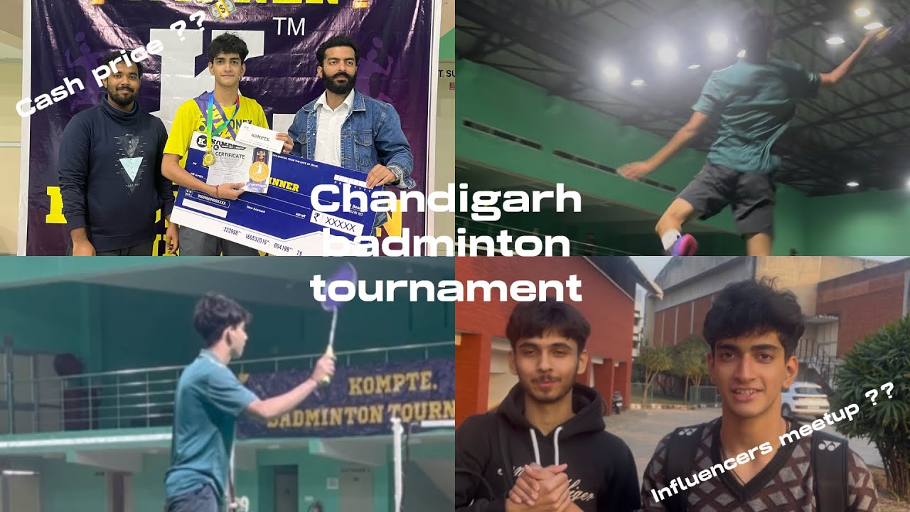 I played a  Badminton Tournament in Chandigarh 🏸|Cash Price??|Vlog #4
