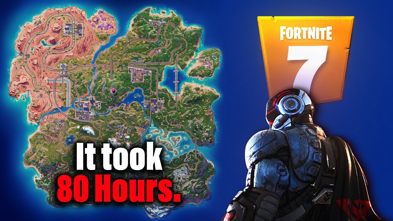 I made my own Fortnite Chapter 7 Map
