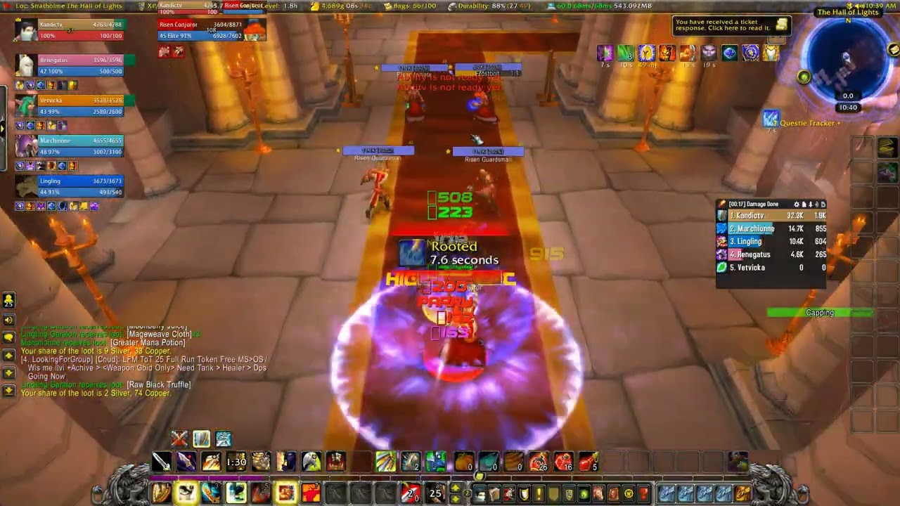 MOP - Level 45-46 - Tanking Stratholme