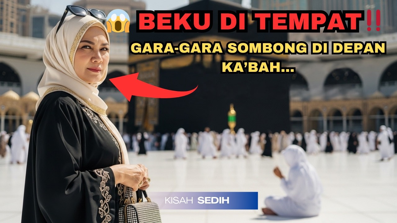 AZAB LANGSUNG‼️ Wanita Sombong Saat Umroh, Tiba-Tiba Membatu di Depan Ka'bah!