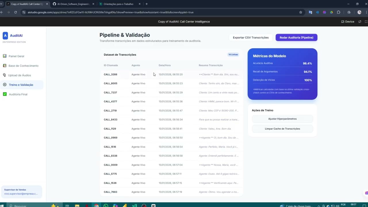 AuditAI: Disciplina AI-Driven Software Engineering