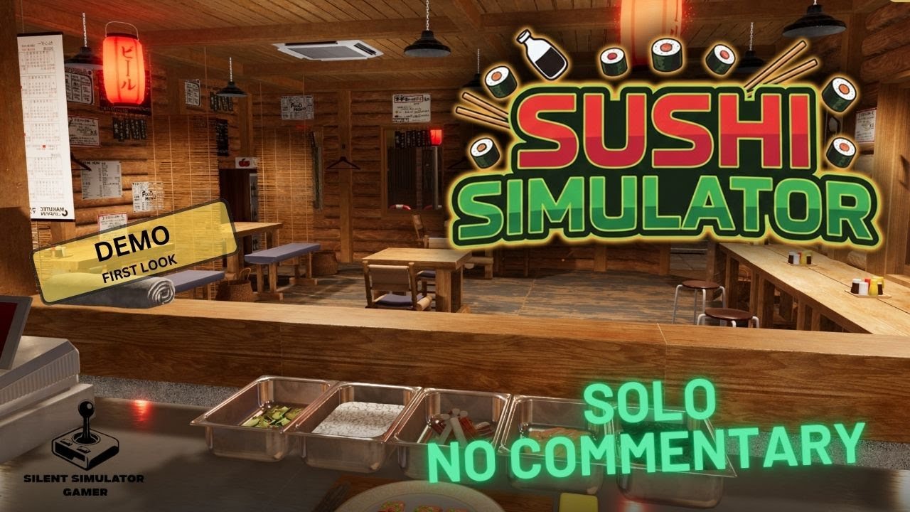 Sushi Simulator Demo | First look  | Lets get Rolling