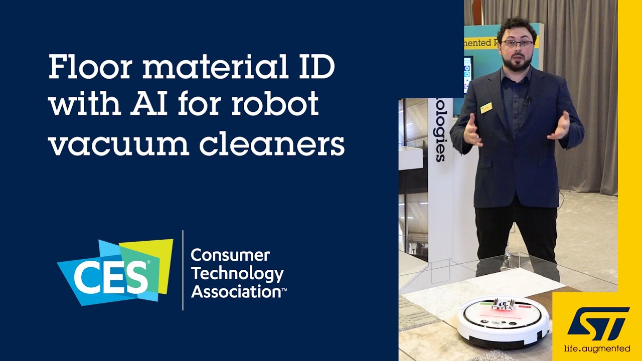 CES 2023: Floor material ID with AI for robot vacuum cleaners