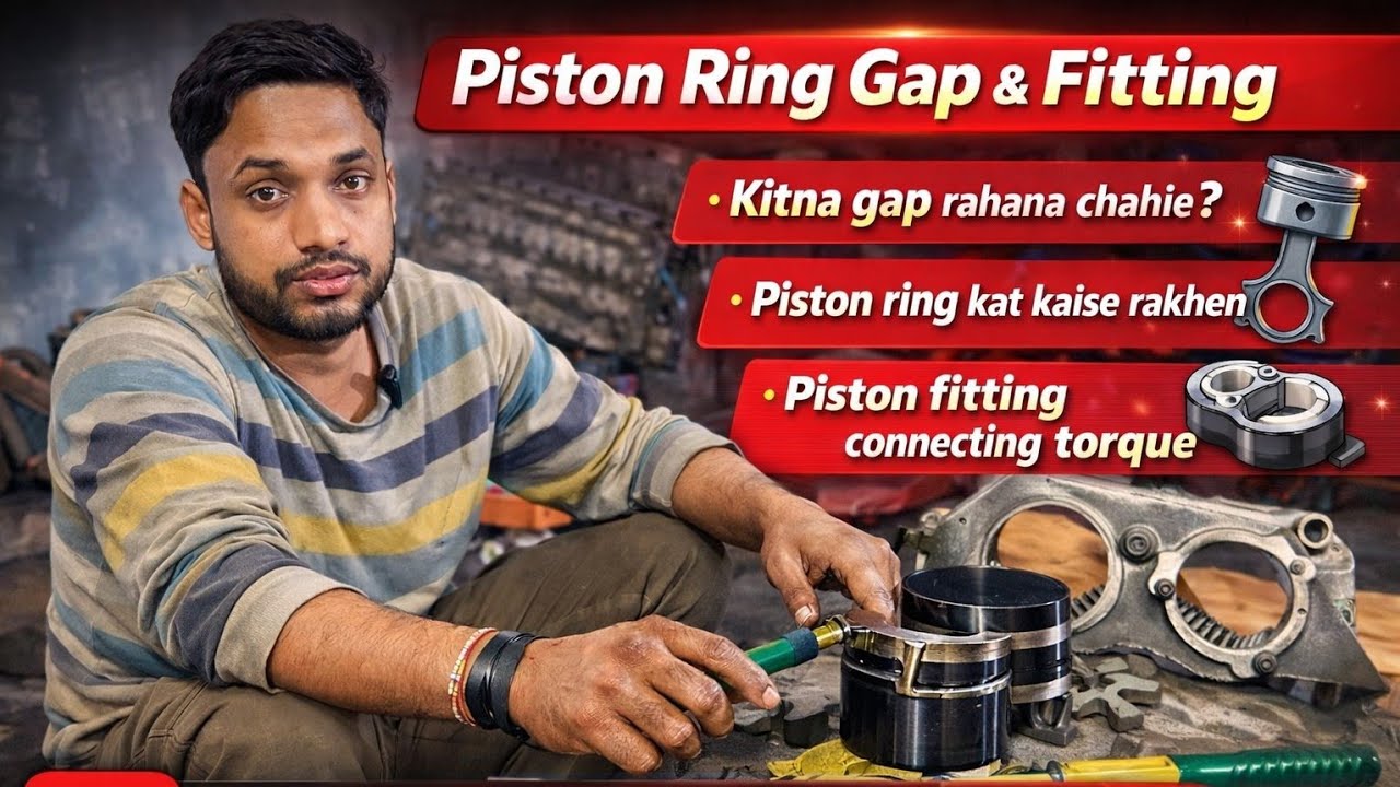 Tata bs6 signa Cummins engine piston fitting 