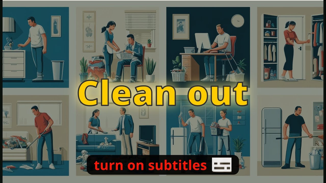 Clean out meaning with 5 examples