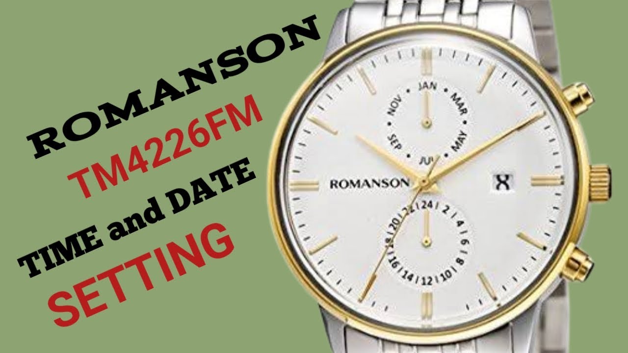 Time setting Romanson TM4226FM