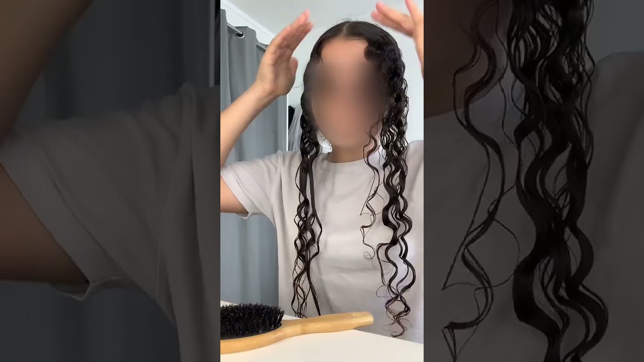 Tuto coiffure cheveux bouclés sans gel 😻 